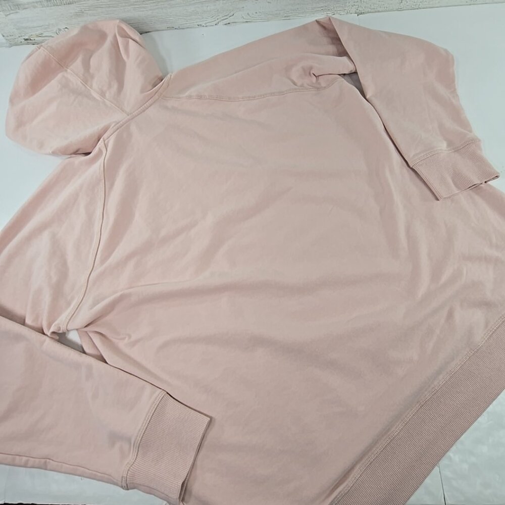 MICHAEL KORS LIGHT PINK PULLOVER HOODIE WITH A GOLD-TONE LOGO WOMENS SIZE XL EUC - Picture 11 of 16